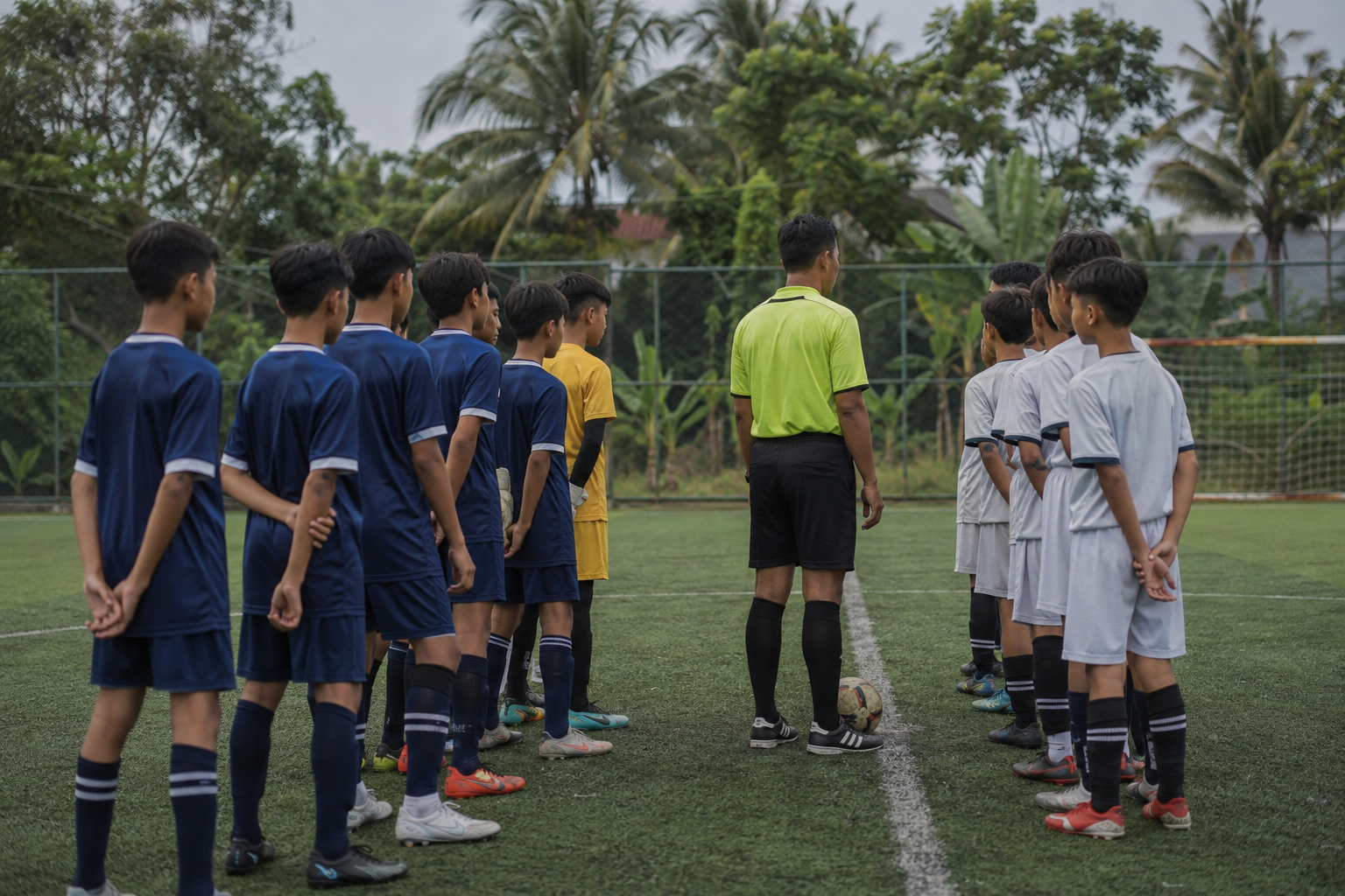 Goalkeeper U-13 saat sesi penyelamatan