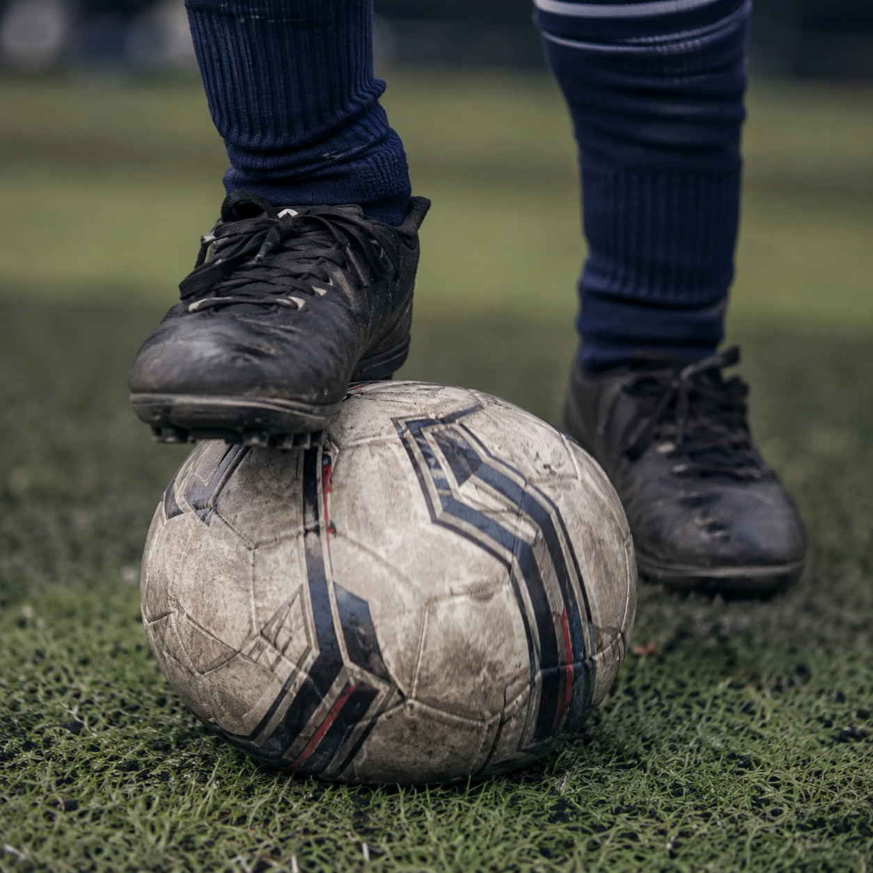 Anak U-7 melakukan ball mastery dengan satu bola masing-masing